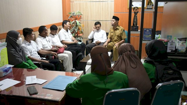 4 Mahasiswi Komunikasi Penyiaran Islam IAIN Palopo Ini Praktik Magang di Dinas Kominfo Lutra