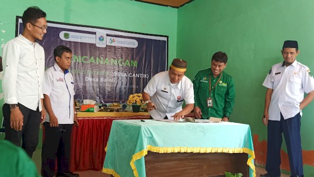 Desa Baloli Masamba Dicanangkan sebagai Desa Cantik Tahun 2022