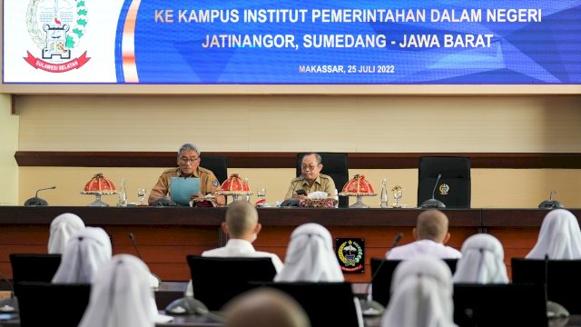 Lepas 50 Calon Praja IPDN Sulsel Tahun 2022, Tautoto Ingatkan Selalu Bersyukur dan Berdoa