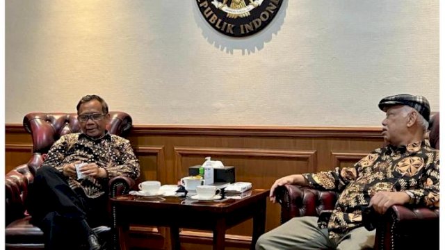 Menteri Koordinator Politik Hukum dan Hak Hasasi Manusia Mhafid MD 