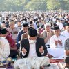 Salat Ied 1443 H, Bareng Wali Kota, Ketua DPRD Kota KIta Kembali Ke Fitrah