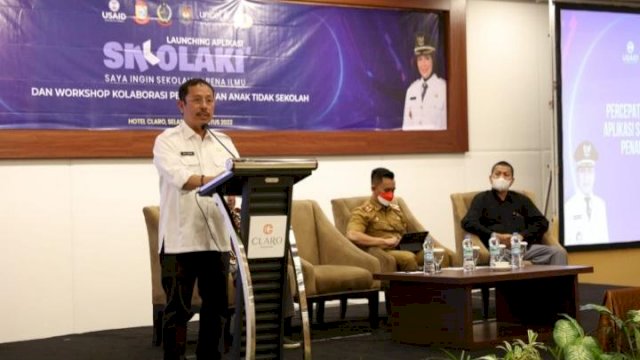 Sekda Makassar Launching Aplikasi Sikolaki