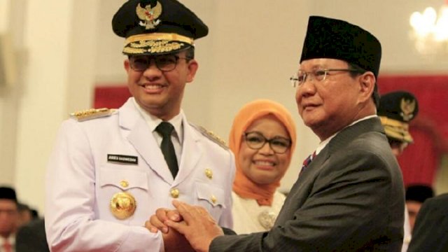 Anies Baswedan Bersama Prabowo Subianto 