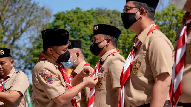 Gubernur Andi Sudirman Melepas 450 Kontingen Daerah Gerakan Pramuka Sulsel untuk Jambore Nasional