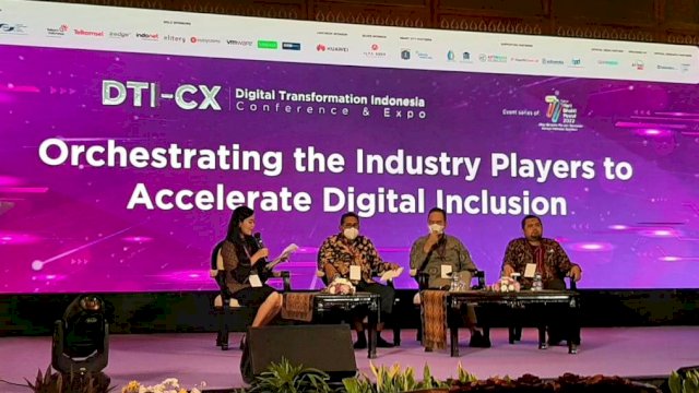 Hadiri Gelaran DTI-CX di Jakarta, Kadis Kominfo Lutra Minta Pembangunan 22 BTS Selesai Tahun Ini