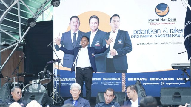 Di Hadapan Bupati Luwu, dan Kader Nasdem, Syahar: Mari Kita Rebut Kemenangan 2024&nbsp;