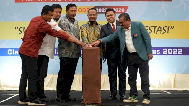 Hadiri Pelantikan Koni, ASS&nbsp;Minta Perusahaan Perhatikan Pembinaan Olahraga