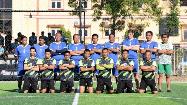 Hadiri Launching lapangan Mini Socker Pelita Kasih, Ini Pesan Danny Pomanto&nbsp;