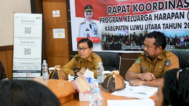 Wabup Lutra Pimpin Rakor Evaluasi Penerima PKH
