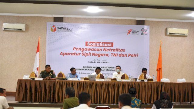 Bawaslu Lutra Gelar Sosialosasi pengawasan Netralitas ASN di Pemilu