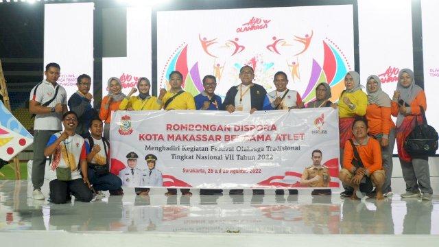 Dispora Makasasar Hadiri Festival Olahraga Tadisional Tingkat Nasional 