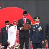 Suara Lantang Ketua DPRD Makassar Baca Teks Proklamasi di Upacara Hut Kemerdekaan RI ke 77