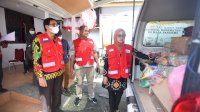 Ketua PMI Lutra Serahkan Bantuan Kemanusaian Untuk Korban Bencana Alam di Parigi Moutong