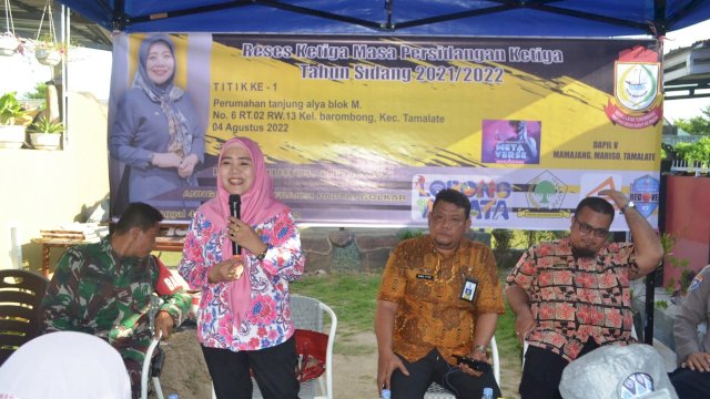 Anggota Dewan Perwakilan Rakyat Daerah (DPRD) Makassar, Nurul Hidayat menggelar Reses Ketiga Masa Persidangan Ketiga Tahun 2021-2022. 