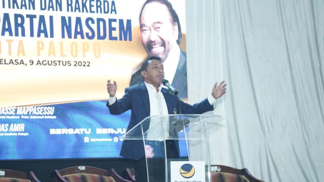 Sekretaris WIlayah DPD Nasdem Sulsel, Syaharuddin Alrif 