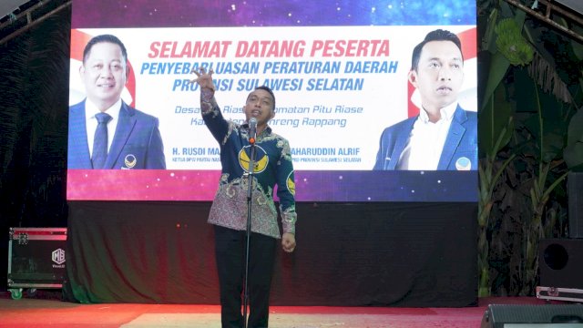 Wakil Ketua DPRD Sulsel Syaharuddin Alrif