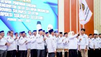 Lantik Pengurus ABDESI, Gubernur Sulsel Minta Para Kades Konsen Penurunan Stunting dan ATS