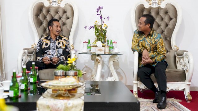 Andi Sudirman Terima Audiensi GM PT PLN Sulselrabar yang Baru