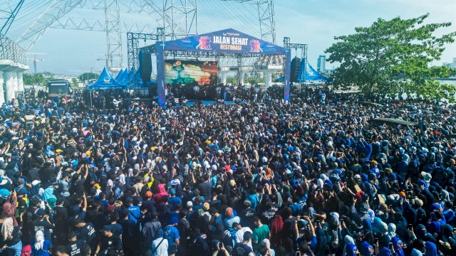 Puluhan Ribu Orang Ikuti Gerak Jalan Sehat NasDem, Ahmad Ali : Rakyat Sulsel Cinta Rusdi Masse