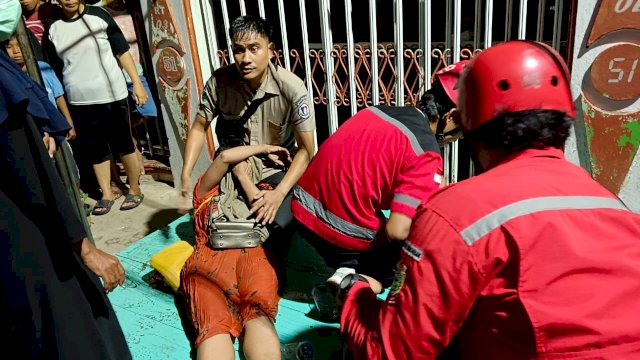 35 Rumah Terbakar, Baznas Makassar Turunkan Tim BTB Ke Rappokaling