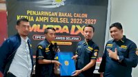 Didampingi Putra IAS mendaftar, Nurhaldin: Kalau Saya Terpilih Ketua, Iyul Ketua Harian&nbsp;