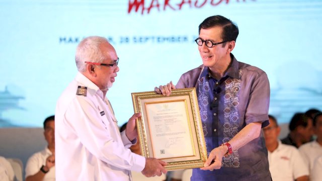 Diserahkan Menteri Hukum dan HAM, Bantaeng Akhirnya Kantongi Hak IG Kopi