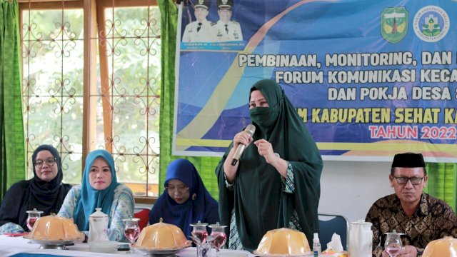 Ketua FKS Luwu Tingkatkan Pemahaman Pengurus Kecamatan Terhadap 9 indikator Tatanan Kabupaten Sehat