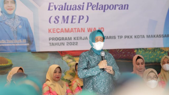 Indira Jusuf Ketua TP PKK Kota Makassar