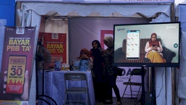 Stand Badan Pendapatan Daerah di Lokasi Efent F8