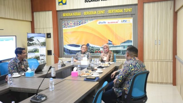 Pastikan Progres Prasarana WIlayah, Bupati Lutra Kunjungi BPPW Sulsel