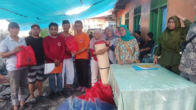 BPBD Sulsel Respon Cepat Instruksi Gubernur Bantu Warga Korban Kebakaran di Rappocini Lorong 1