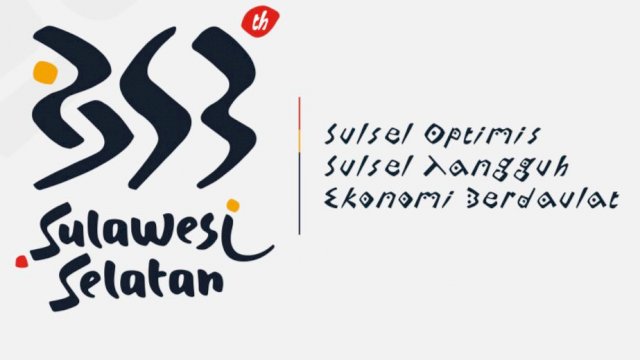 Logo 353 Tahun Sulsel Gambarkan Ketangguhan dan Kemandirian Berbalut Optimisme