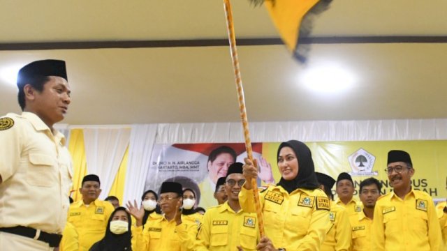 Dilantik Jadi Ketua Golkar Lutra, Golkar Sulsel: Indah adalah Aset Sulsel