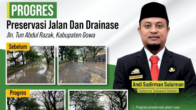 Update Jalan Tun Abdul Razak di Gowa, Andi Sudirman : Tahap Pengaspalan