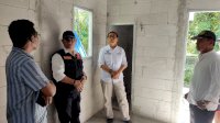 Wabup Lutra Tinjau Pembangunan 12 Unit Rumah Hunian Tetap