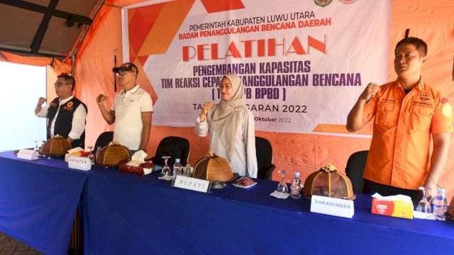 BPBD Kabupaten Lutra Pelatihan Penanganan Bencana