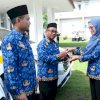 Bupati Pimpin Apel Reg Sosek dan penyerahan Randis ke 7 Puskesmas