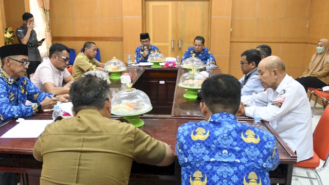DPMD Lutra Gealar Rakor Pelantikan Kades