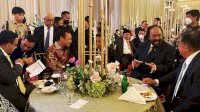 Hadiri Pernikan Anak Salim Segaf, Andi Sudirman Berbincang Bersama Mantan Presiden dan Wapres