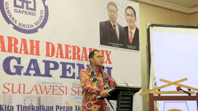 Hadiri Musda IX GAPENSI Sulsel, Wali Kota Makassar Ingatkan Persaingan Teknologi