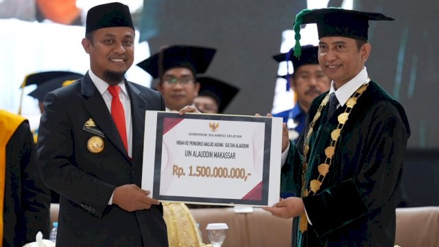 Kembali Pemprov Sulsel Gelontorkan dana Hibah Buat UINAM Sebesar Rp1,5 M