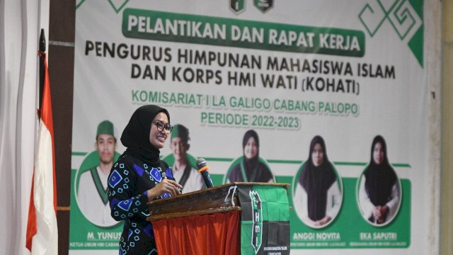 Bupati Lutra Hadiri Pelantikan Pengurus HMI