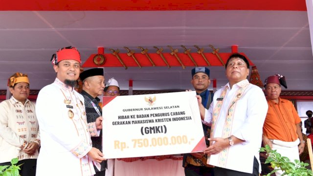 Buka Kongres Nasional Ke-38 GMKI, Gubernur Sulsel Beri Hibah Rp 750 Juta