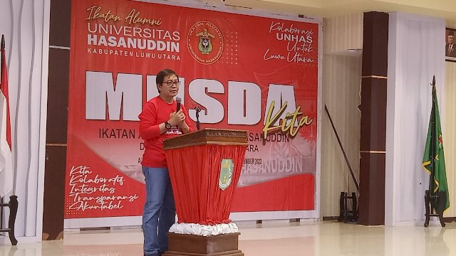 Musyawarah Daerah (Musda) Ikatan Alumni (IKA) Universitas Hasanuddin (Unhas) Kabupaten Luwu Utara resmi dibuka Wakil Bupati Luwu Utara, Suaib Mansur, Jumat (11/11/2022), di Aula La Galigo Kantor Bupati Luwu Utara.
