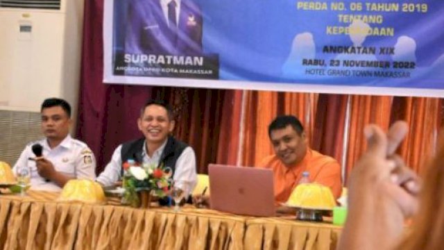 Anggota Fraksi partai Nasdem DPRD Makassar Supratman 