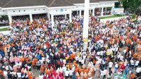 30 Ribu Peserta Jalan Sehat Sulsel Anti Mager Penuhi Lapangan Merdeka Watampone Bone