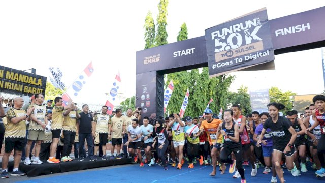 Wali Kota Danny Pomanto Lepas Peserta Fun Run 5.0 K TVRI Sulsel, Minta Peserta Utamakan Sportivitas