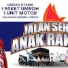 Dimulai di Manggala, Jalan Sehat Anak Rakyat Berhadiah Umrah dan Motor