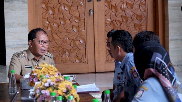 Diereksi PD Terminal menemui Walikota Makassar Membahas Soal keingan Gudang Ekspedisi beroperasi di wilayah Terminal Daya