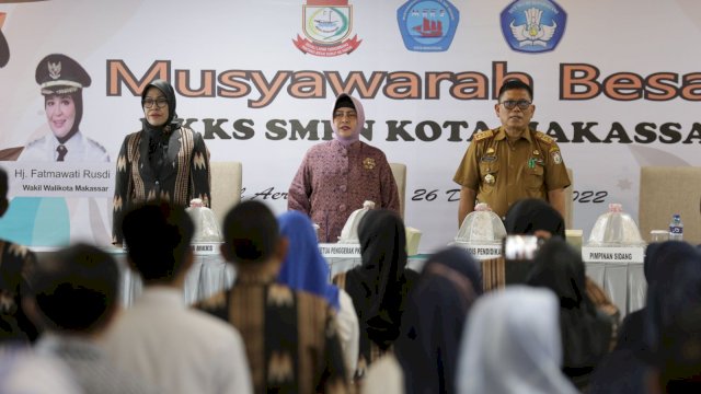 Ketua TP PKK Buka Mubes MKSS SMP Negeri se-Makassar